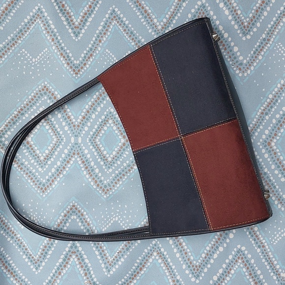 Vintage Kate Spade Patchwork Shoulder Purse - Picture 7 of 12